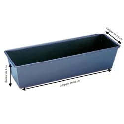 Moule à biscotte en tôle bleu 4595