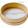 TAMIS BOIS DOUBLE TOILE INOX 20