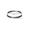 CERCLE PERFORE EN INOX 30 x 2 