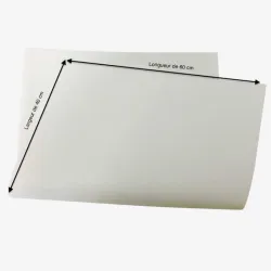 PAPIER DE CUISSON SILICONE DE QUALITE SUPERIEUR 45 mg/m2 60 X 40