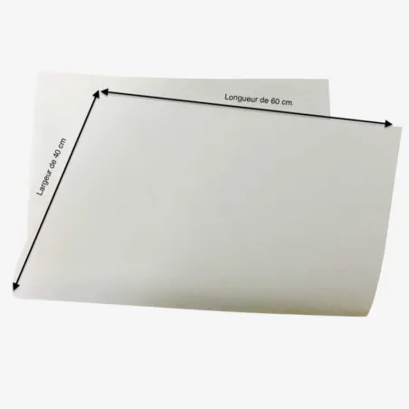 PAPIER DE CUISSON SILICONE DE QUALITE SUPERIEUR 45 mg/m2 60 X 40