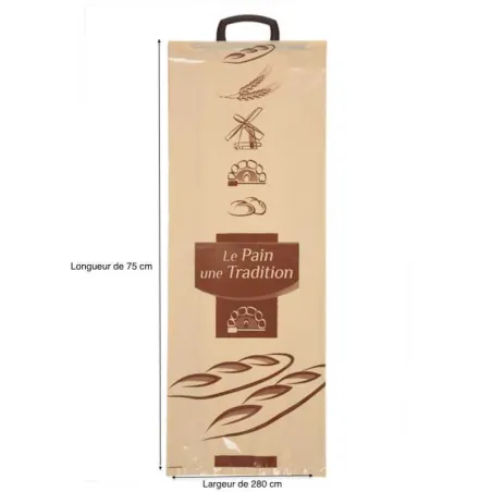 SAC BAGUETTE PLASTIQUE