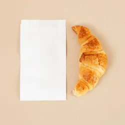 SAC CROISSANT KRAFT BLANC