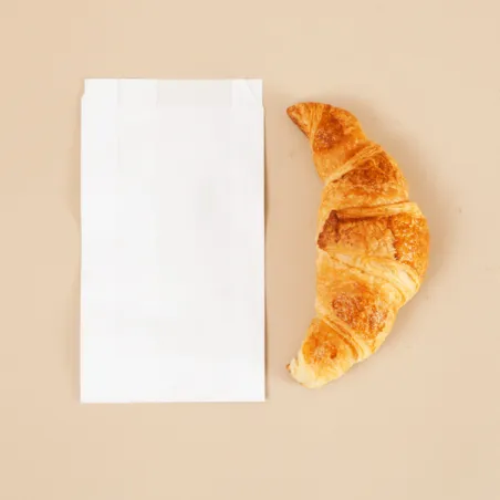 SAC CROISSANT KRAFT BLANC
