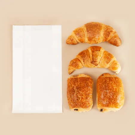 SAC CROISSANT KRAFT BLANC