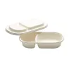  BARQUETTE OVALE BLANCHE CANNE A SUCRE - 2 comp.