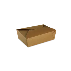 BOITE REPAS À EMPORTER KRAFT BRUN Boite pour repas à emporter Kraft brun à petits prix avec Papa France