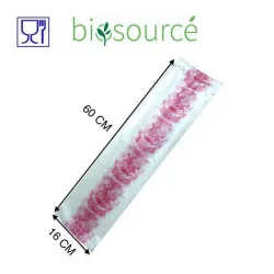 Sac à pain biosourcé et transparent, emballage alimentaire écologique