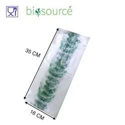 Sac à pain biosourcé et transparent, emballage alimentaire écologique