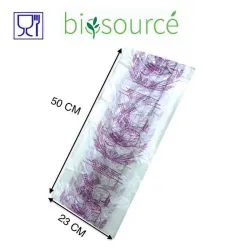 Sac à pain biosourcé et transparent, emballage alimentaire écologique