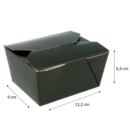 Boites américaines micro-ondable black edition - 2 Boites américaines micro-ondable black edition - 2