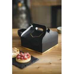 boites pâtissières noir premium