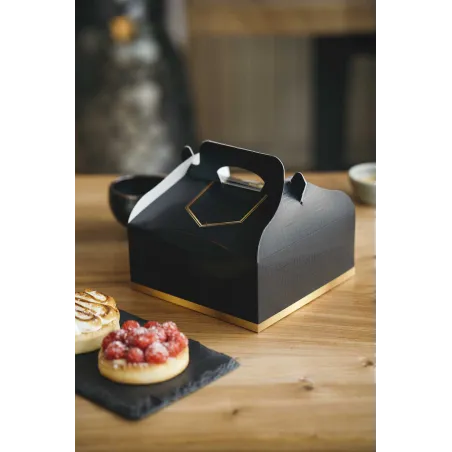boites pâtissières noir premium boites pâtissières noir premium
