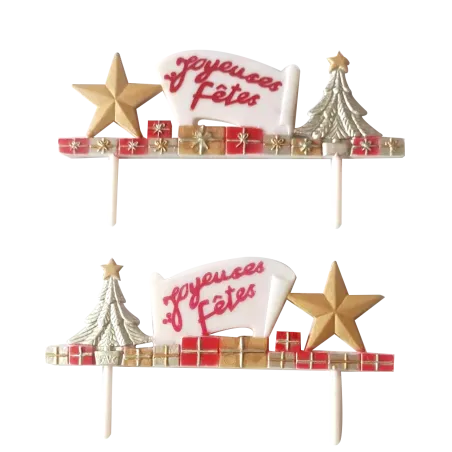 Décoration pour bûches de Noël