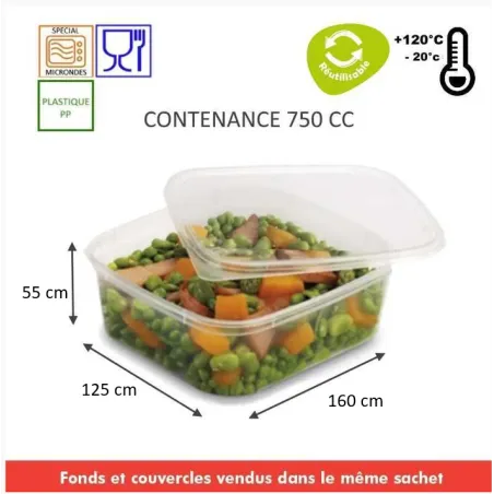 BOITE PLASTIQUE REUTILISABLE PRESTIPACK@