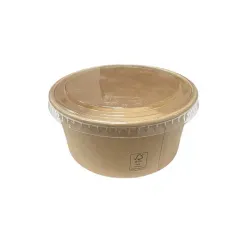 SALADIER ROND EN CARTON RECYCLABLE