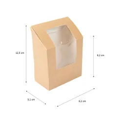 Emballage Wrap avec fenêtre pour professionnels snacking