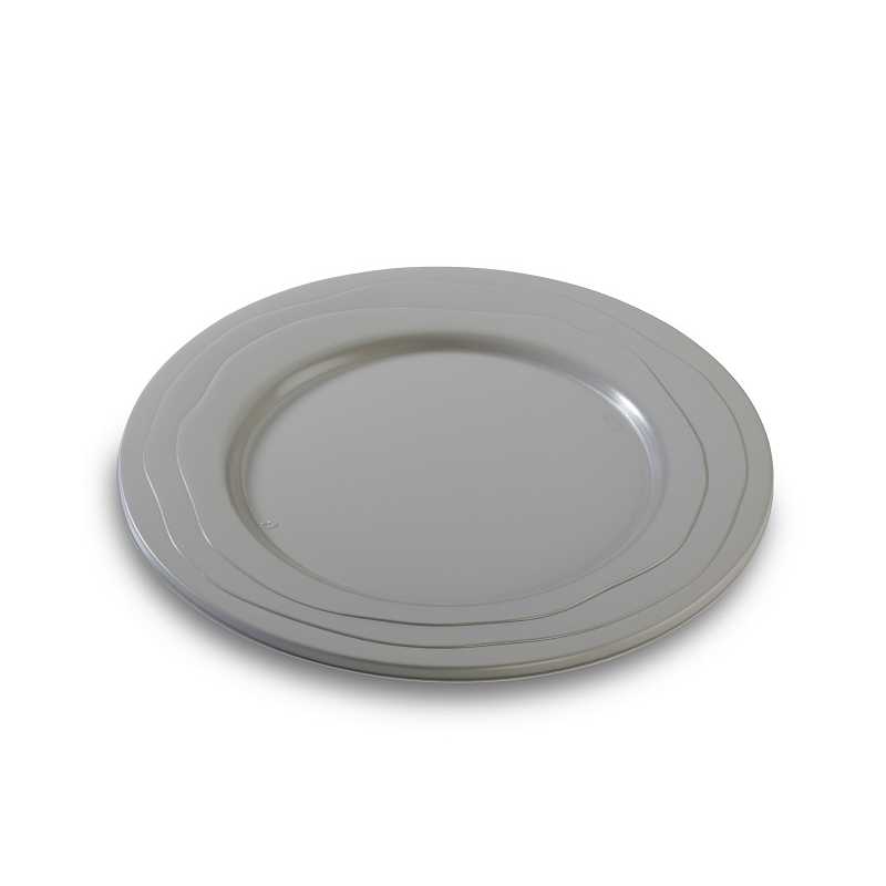 Assiettes réutilisables et recyclables, une alternative à la vaisselle  jetable COLIS DE 100 DESIGNATION Assiette réutilisable DIM en mm 185  COULEUR Taupe