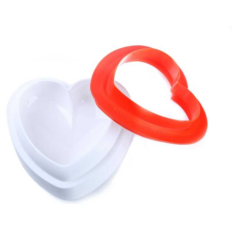 Moule silicone forme coeur