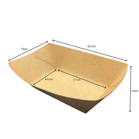 BOITE  “SERVIPACK” FORME BATEAU POUR FRITES