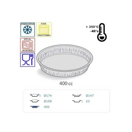 TOURTIERES ALUMINIUM