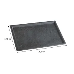 Plateau texturé réutilisable en ardoise 100 % recyclable