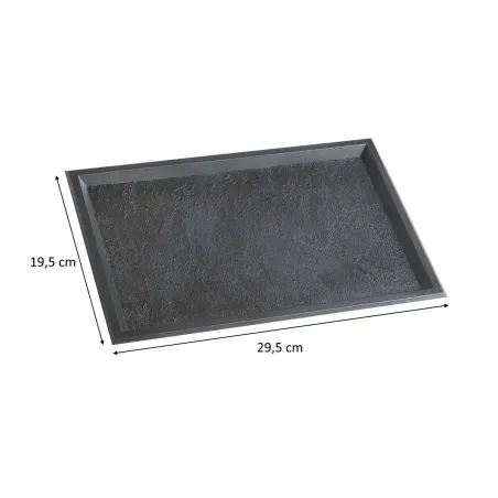 Plateau texturé réutilisable en ardoise 100 % recyclable Plateau texturé réutilisable en ardoise 100 % recyclable
