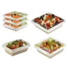 BOITE SALADE ÉTANCHE BIODÉGRADBLE LUXIFOOD
