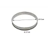 Cercle inox pour tartes d’une hauteur de 2.7 cm