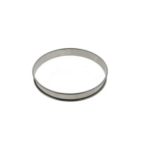 Cercle inox pour tartes d’une hauteur de 2.7 cm Cercle inox pour tartes d’une hauteur de 2.7 cm