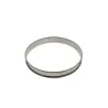 Cercle inox pour tartes d’une hauteur de 2.7 cm Cercle inox pour tartes d’une hauteur de 2.7 cm