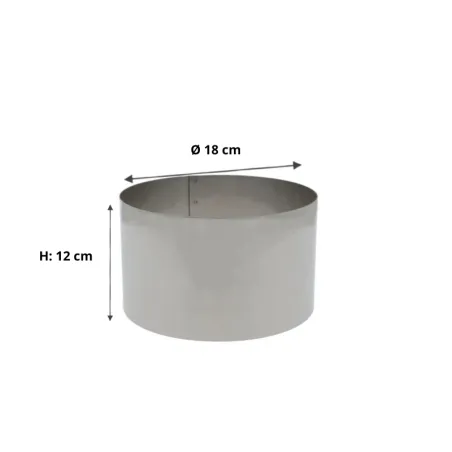 Cercle pain surprise en inox