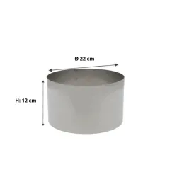 Cercle pain surprise en inox