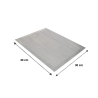 Plaque aluminium perforée de 40 x 30 cm