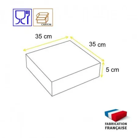 Boites pâtissières blanche, boite à gâteau pour pâtisseries