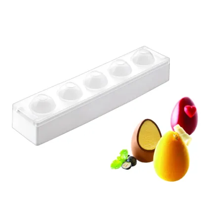 Moule en silicone pour 5 œufs en 3 D