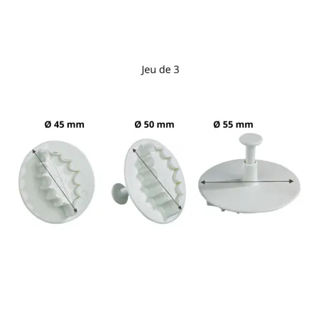 Découpoir plastique en forme de feuille de houx