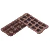 15 sujets Noël avec cette plaque de moulage Easychoc