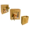 Sac papier kraft avec fenêtre