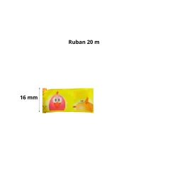 Rubans laitonnés à personnaliser sur Papa France