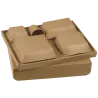 Plateau kraft avec couvercle, assiette, gobelet, couverts
