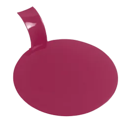 Support à pâtisserie Disc' fuschia Ø80 mm