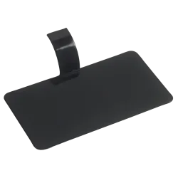 Support à pâtisserie Palet' rectangle noir. 100x55x20 mm