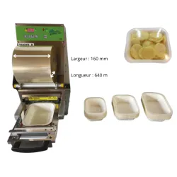 Barquette scellable, un moule BIOPAP