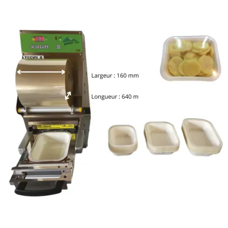 Barquette scellable, un moule BIOPAP