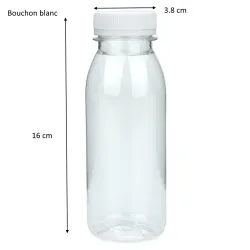 Bouteille a jus d'orange plastique réutilisable 25 cl
