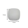 Couvercle transparent pour pot carton carre 980 ML