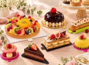 Promotions support p&acirc;tisserie