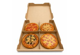 Boîte à pizza avec séparateur : la solution idéale pour varier les plaisirs en une seule commande