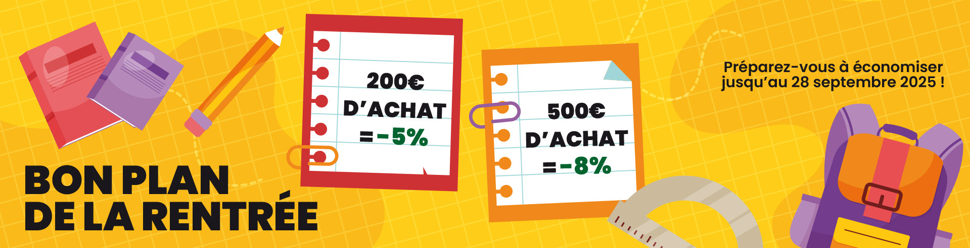 Promotions rentrée